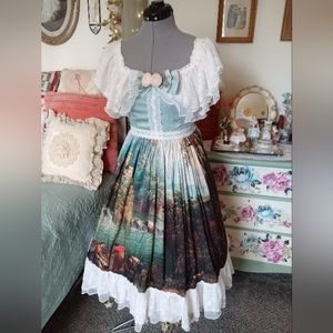 Lolita - Plus Size Oil Painting Series Quiet Environment OP